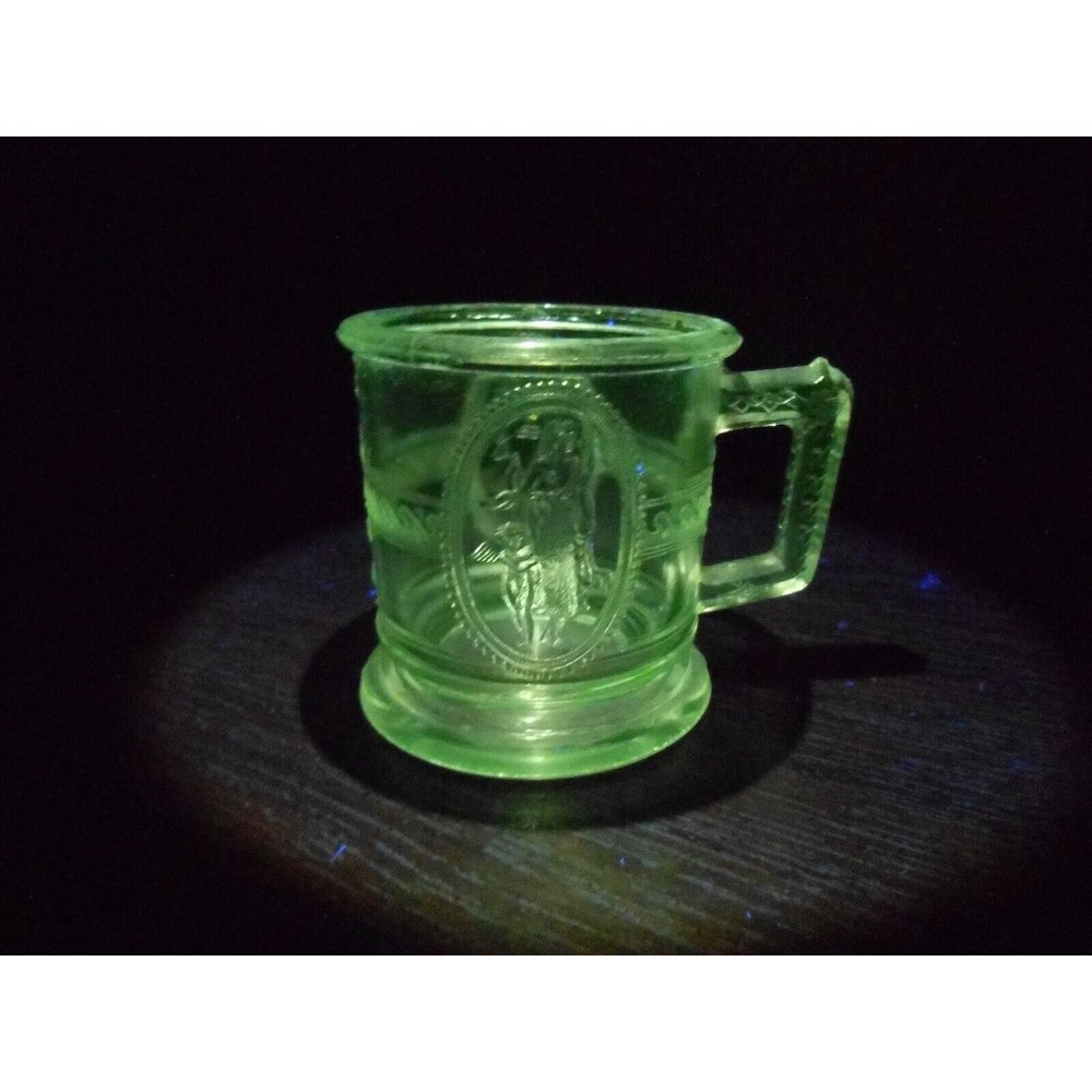 Circa 1870's EAPG Richard & Hartley Cupid & Venus Small Coffee Cup Espresso